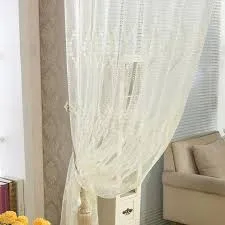 100% silk organza jacquard stripes fabric 54"