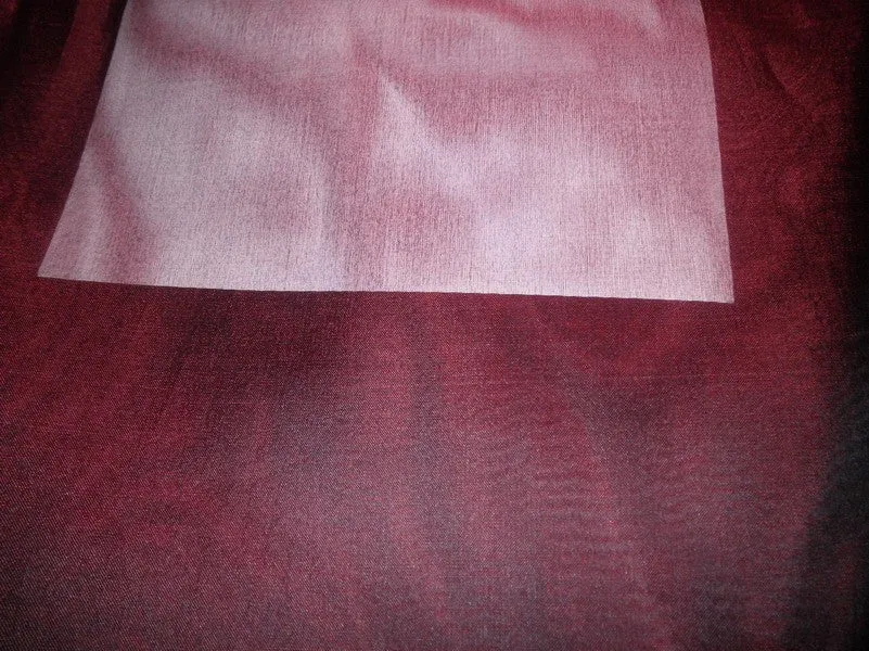 108 inches wide silk organza-wine black colour*