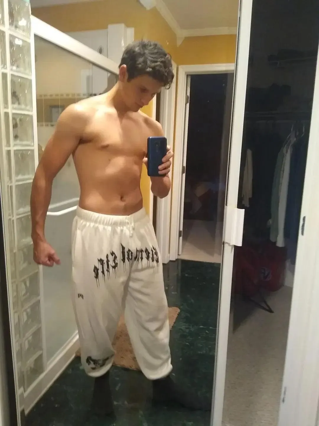 2024 European and American Men's New Year Wear Sports Pants
