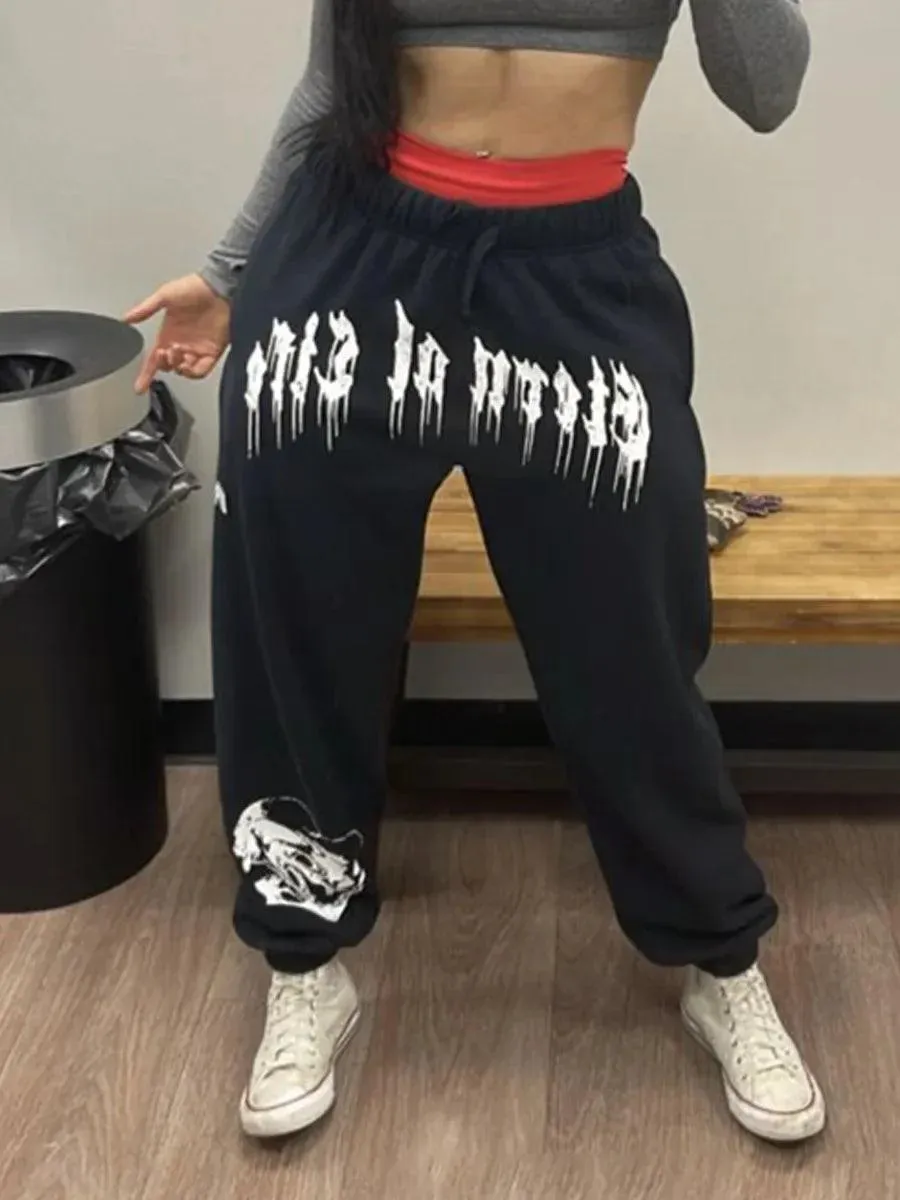 2024 European and American Men's New Year Wear Sports Pants
