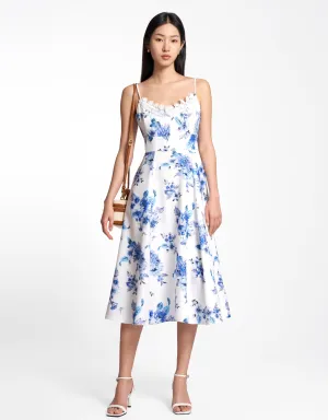 Art Print Strap Dress
