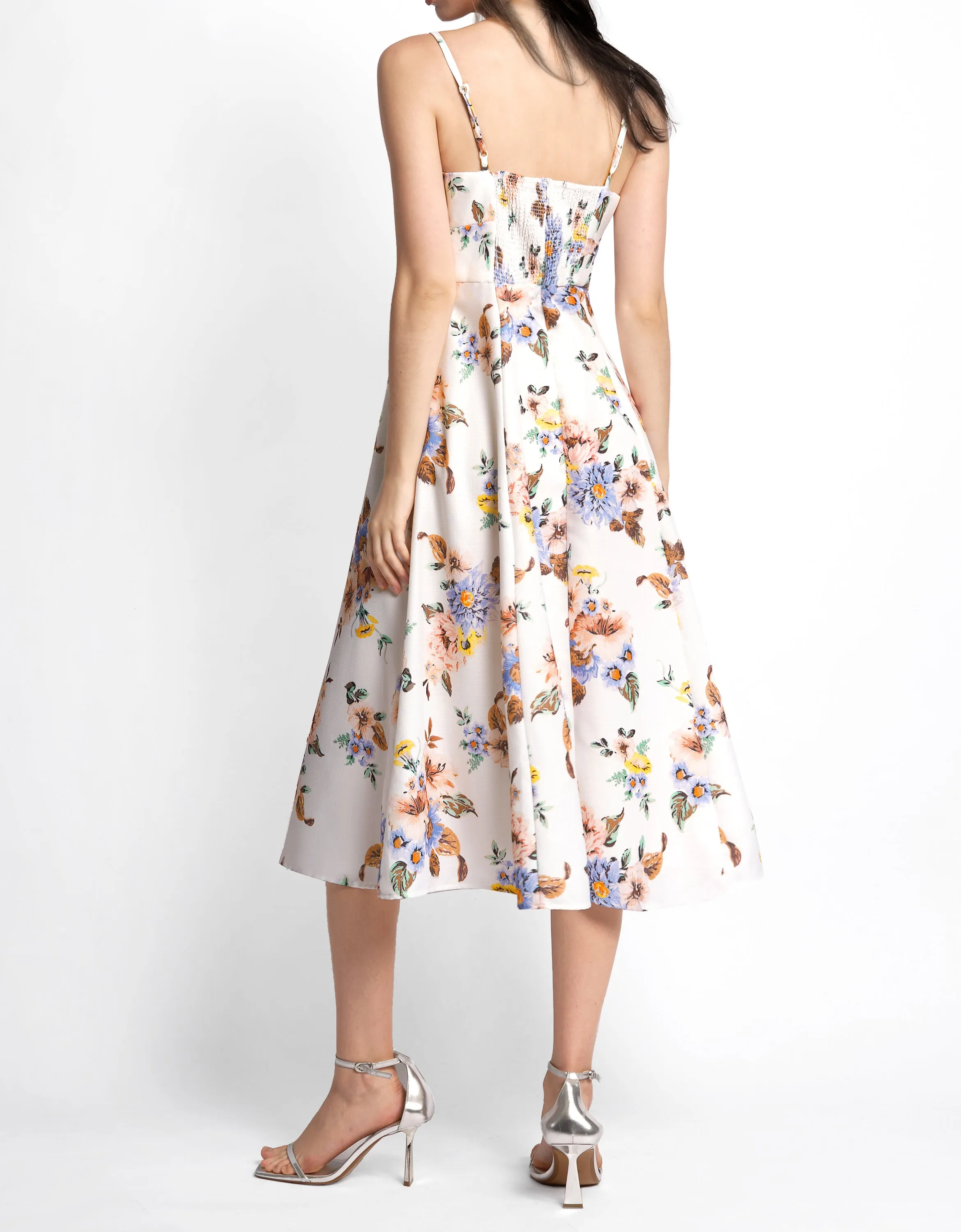 Art Print Strap Dress