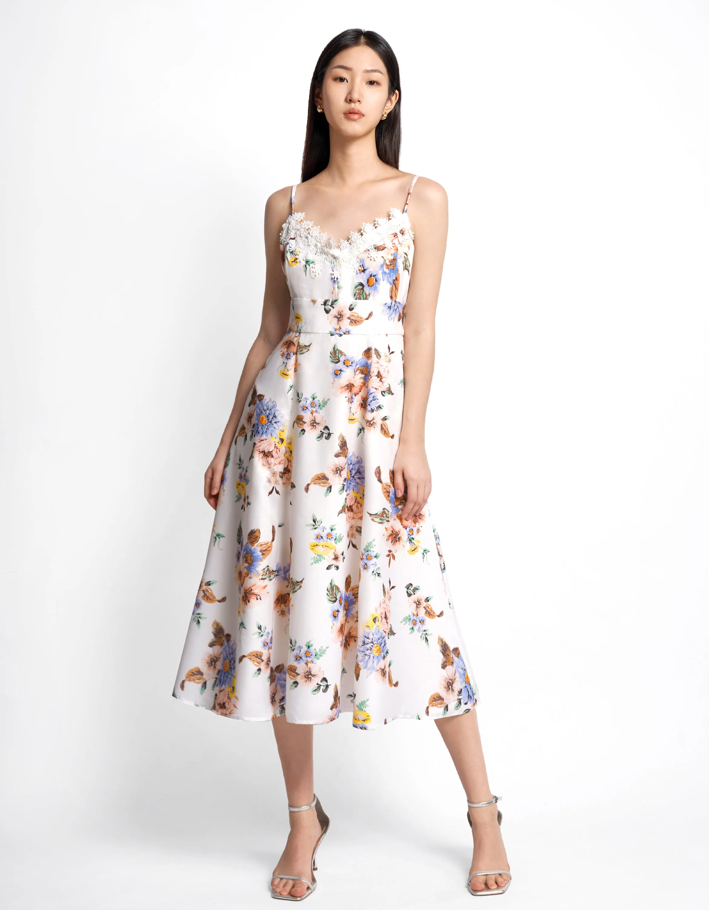 Art Print Strap Dress