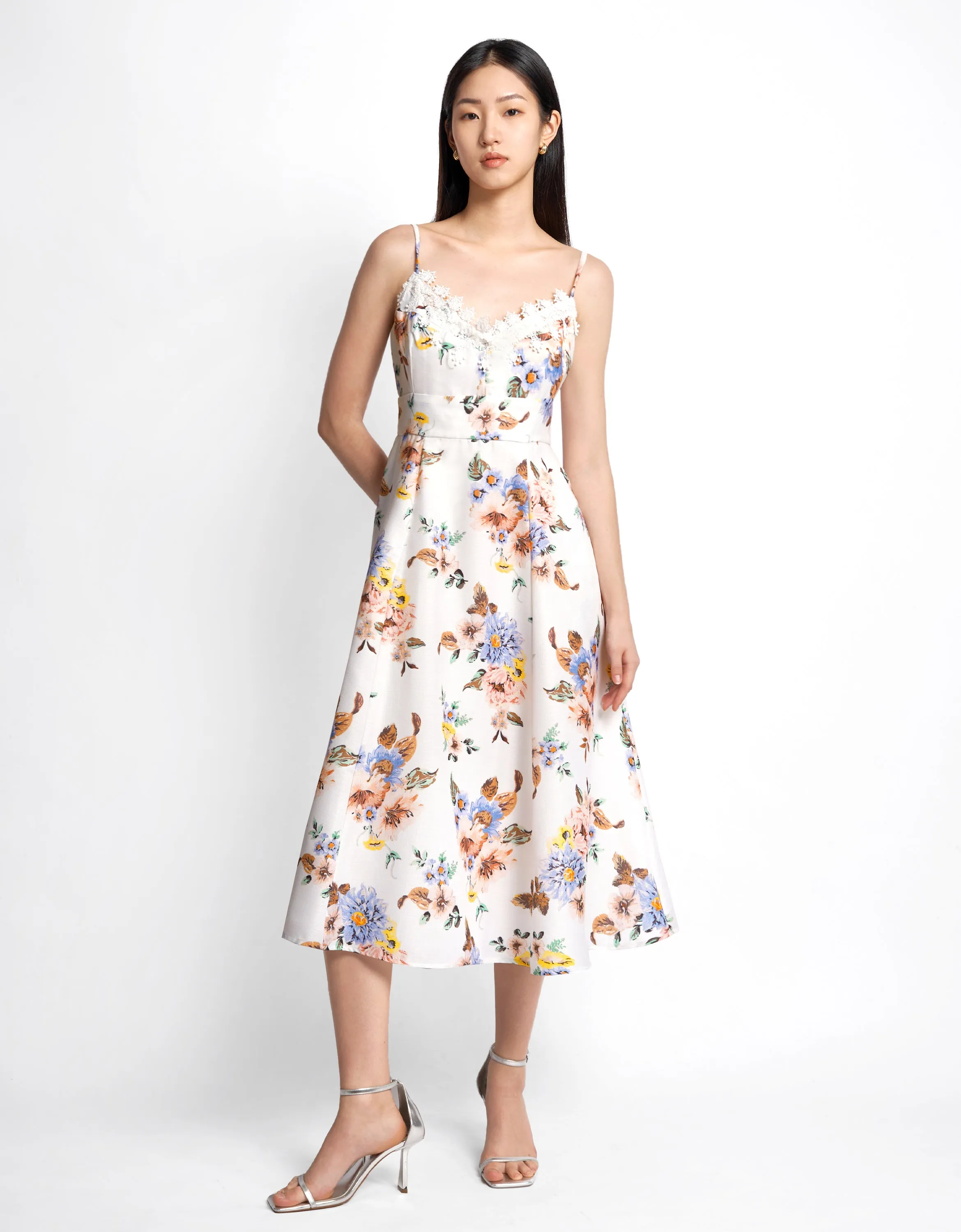 Art Print Strap Dress