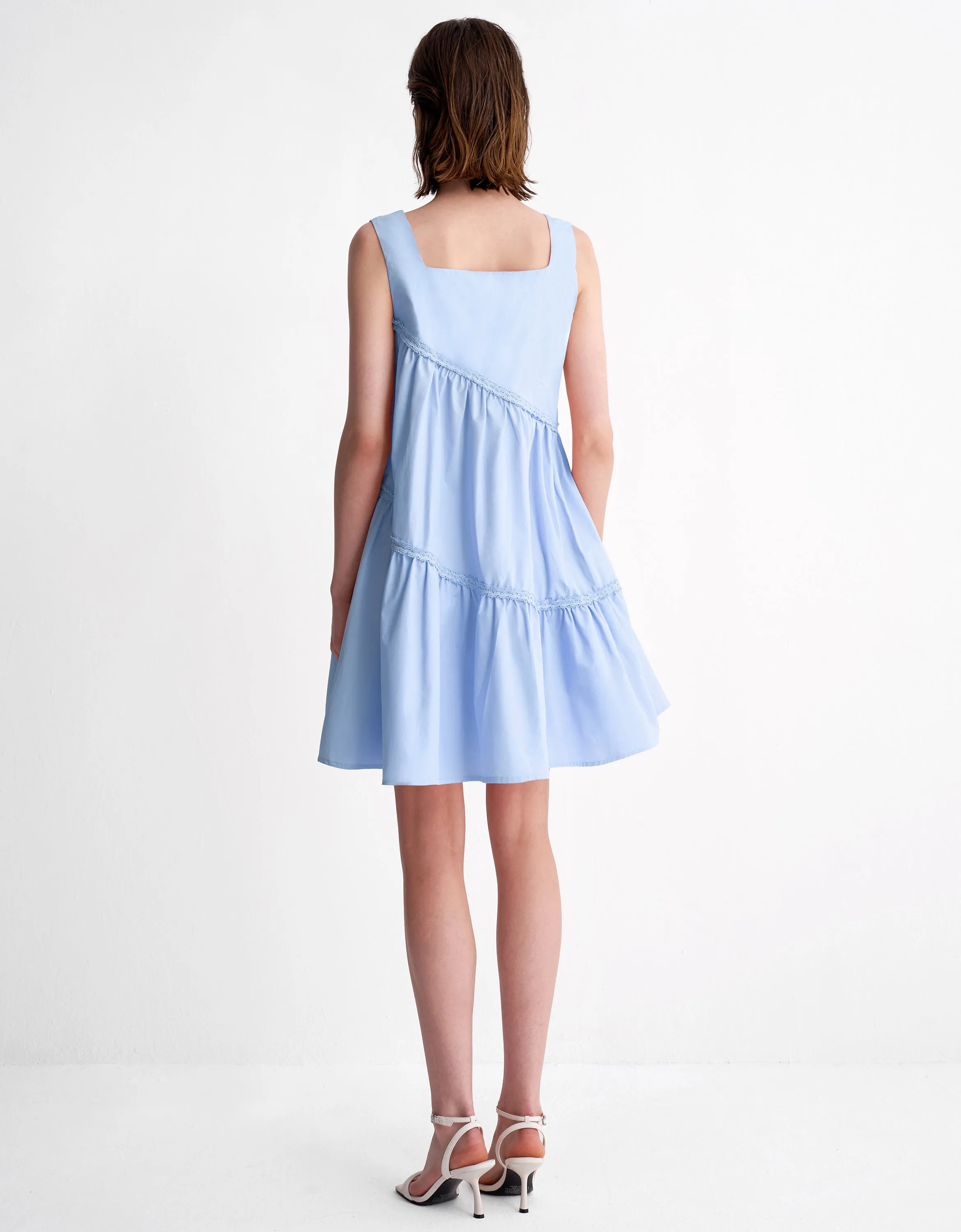 Asymmetric Tiered Dress