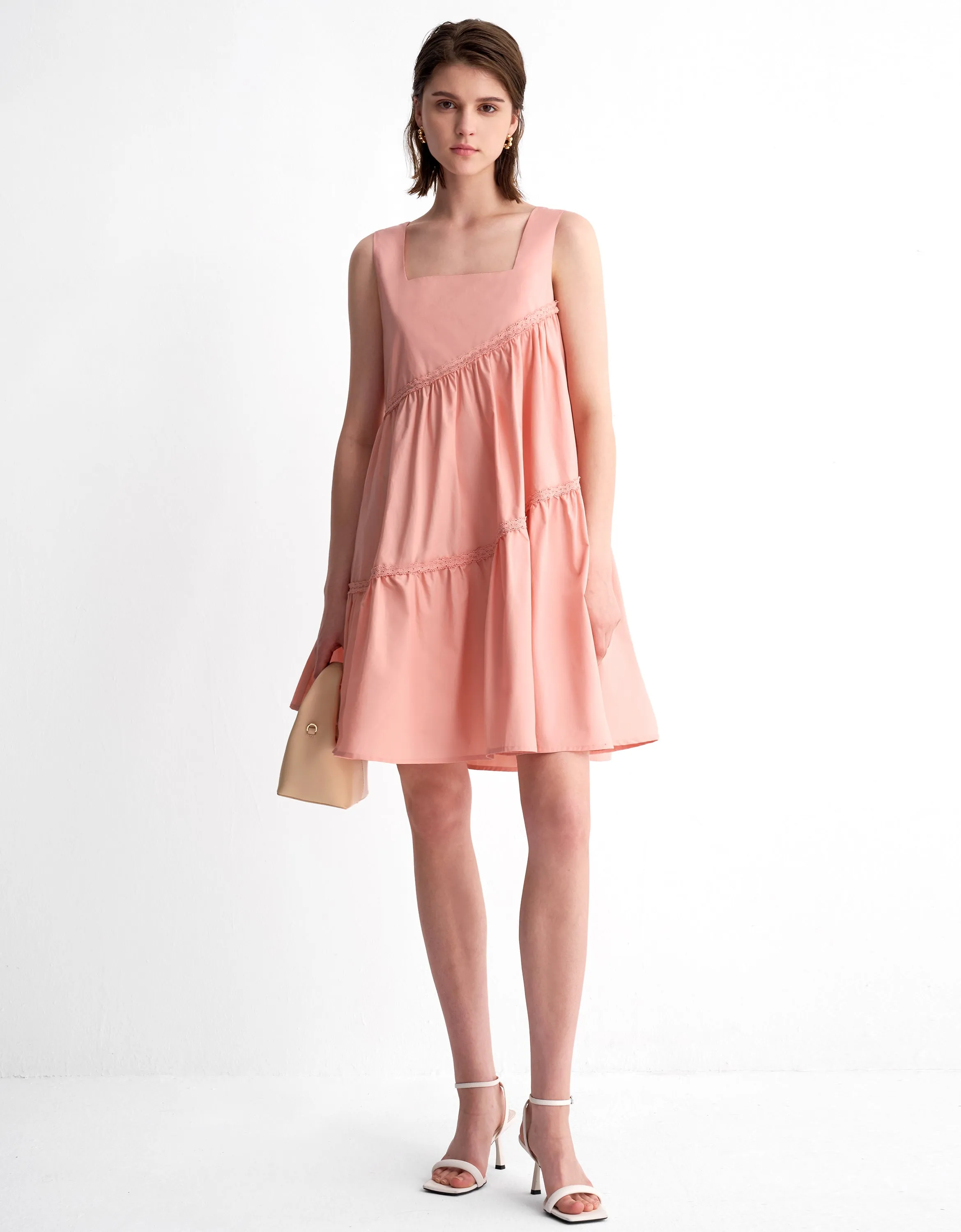 Asymmetric Tiered Dress