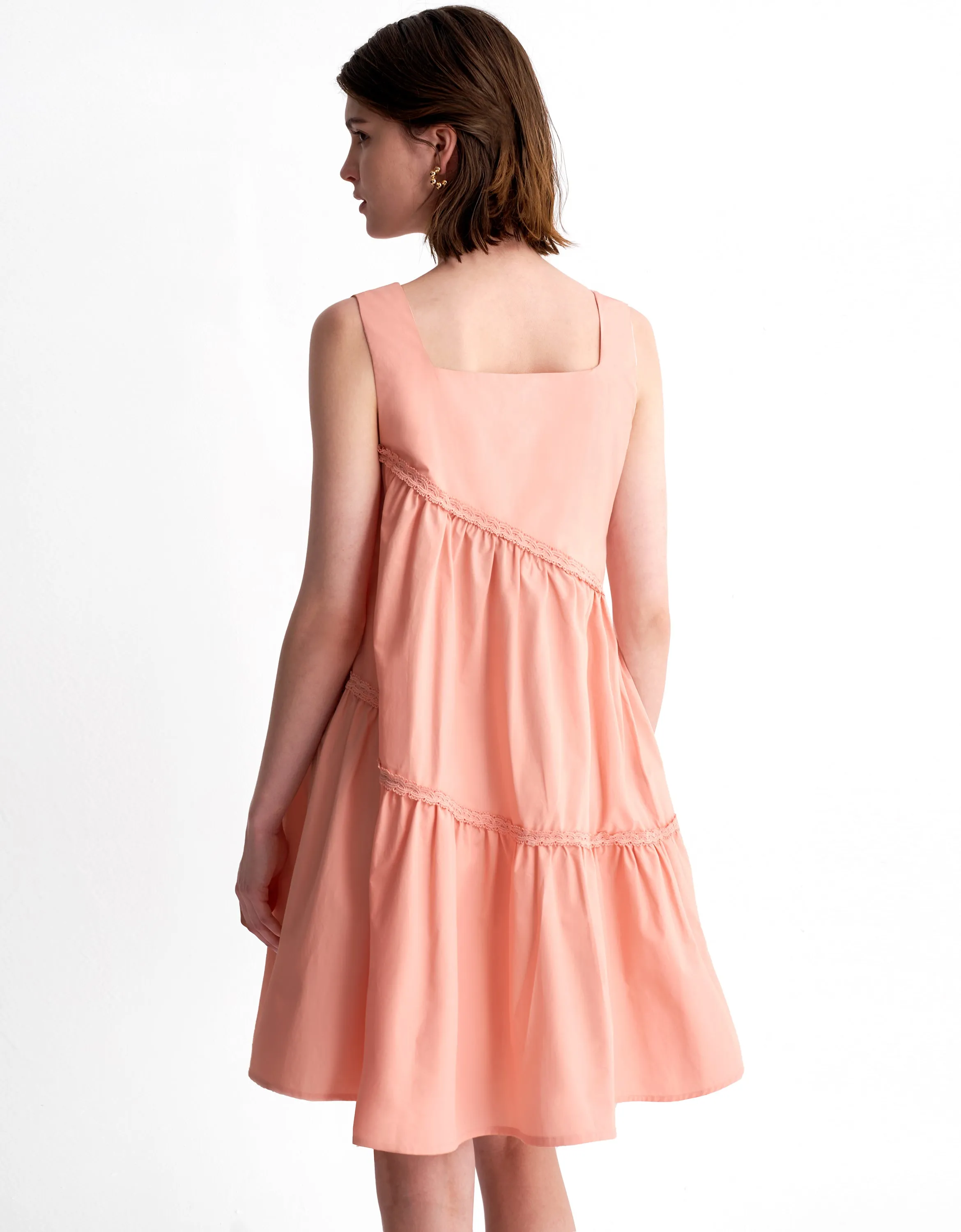 Asymmetric Tiered Dress