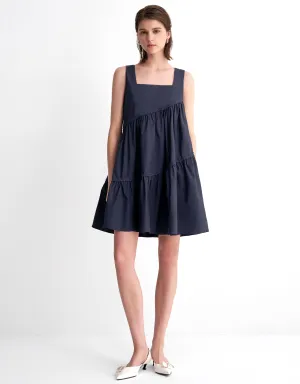 Asymmetric Tiered Dress