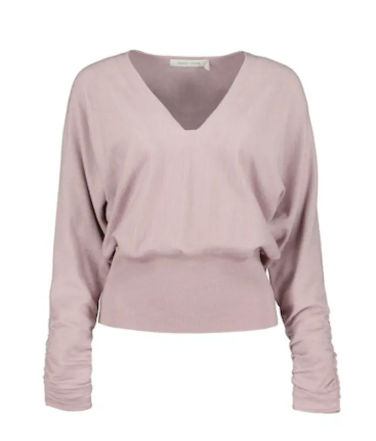 B&Y Ava Dolman Sweater-Violet