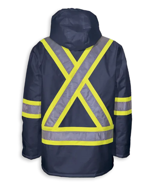Big K BK463 Thinsulate Lined Waterproof Winter Safety Jacket | CSA Compliant, Detachable Hood, Storm Flap Zipper, Rated -40°C/-40°F