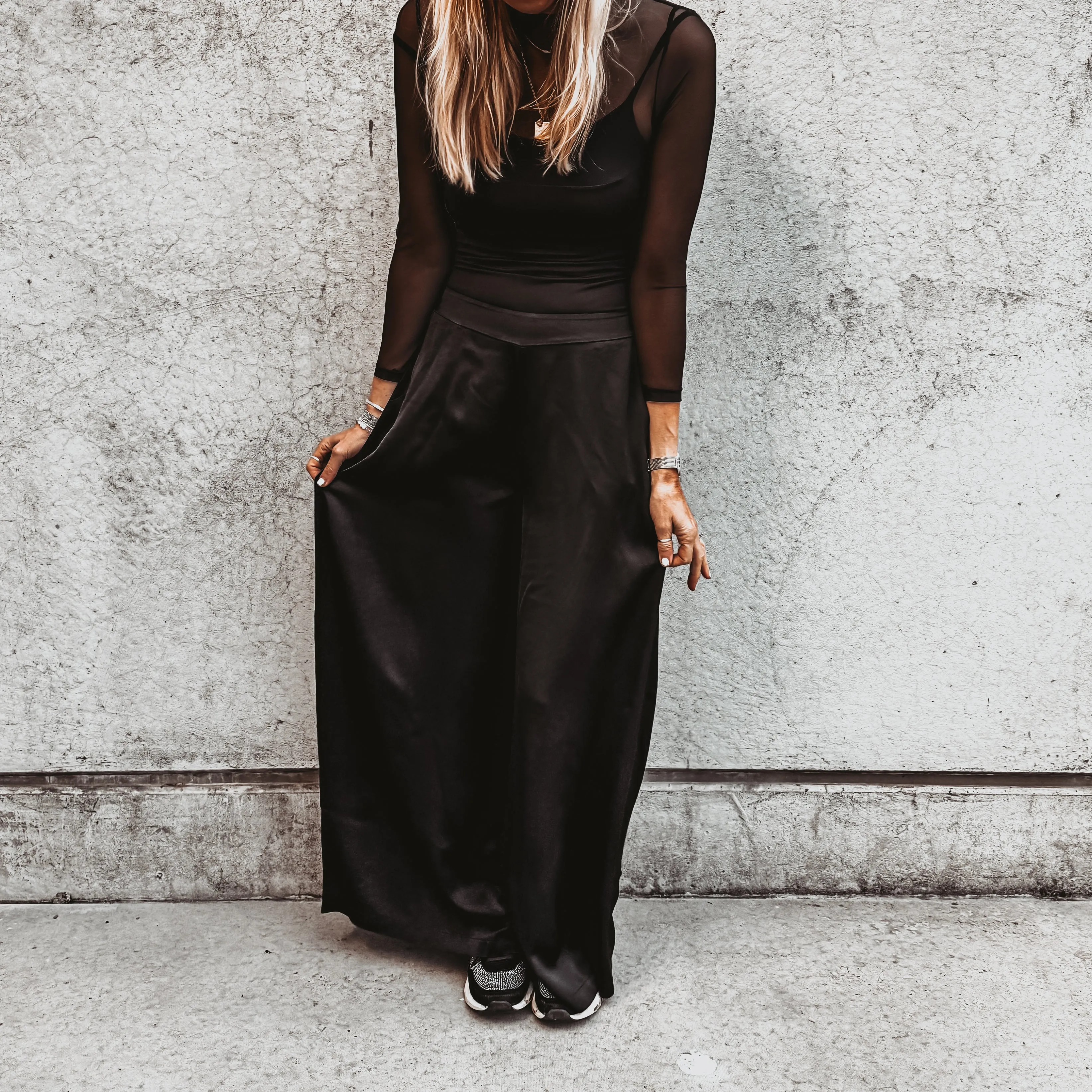 Black Radana palazzo pants