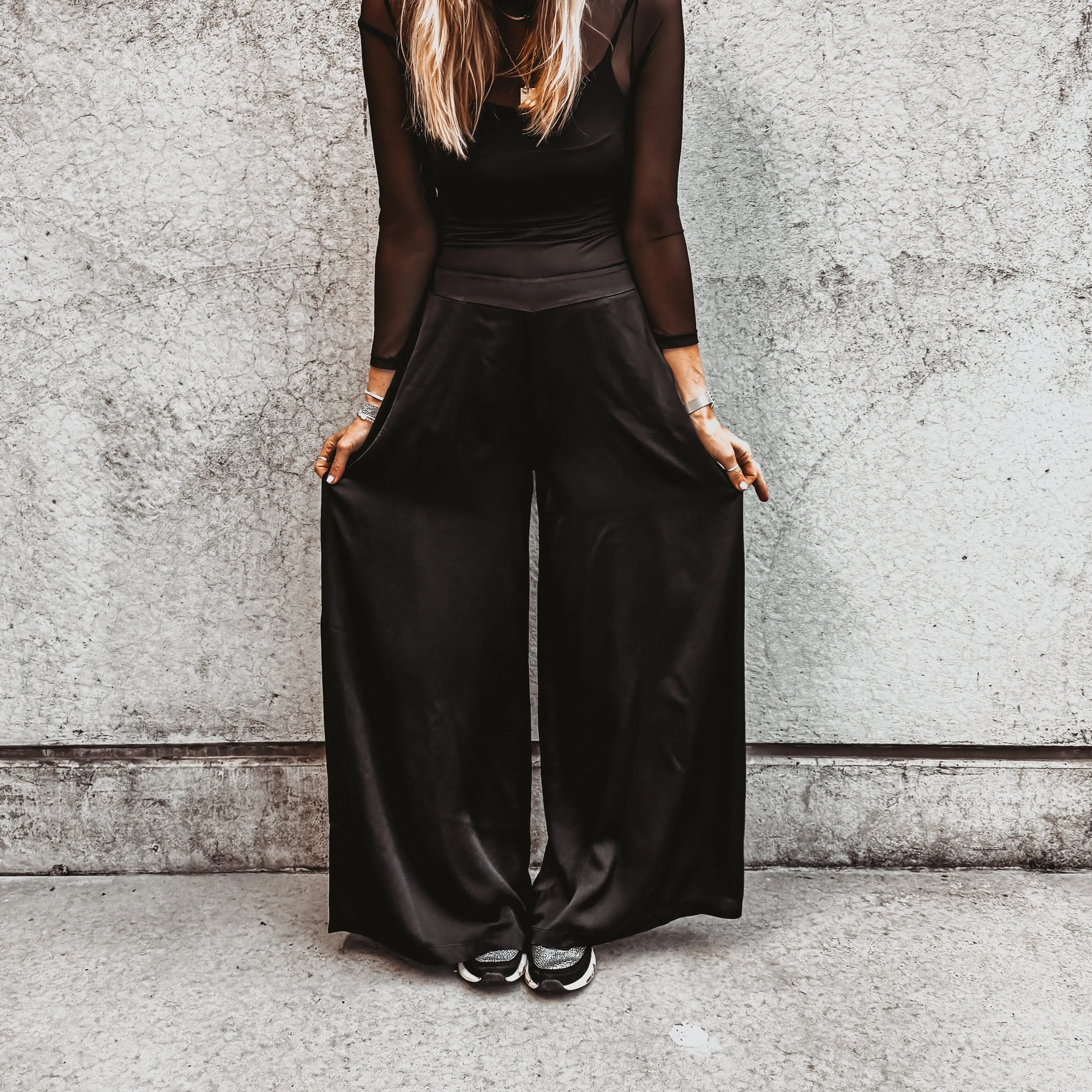 Black Radana palazzo pants