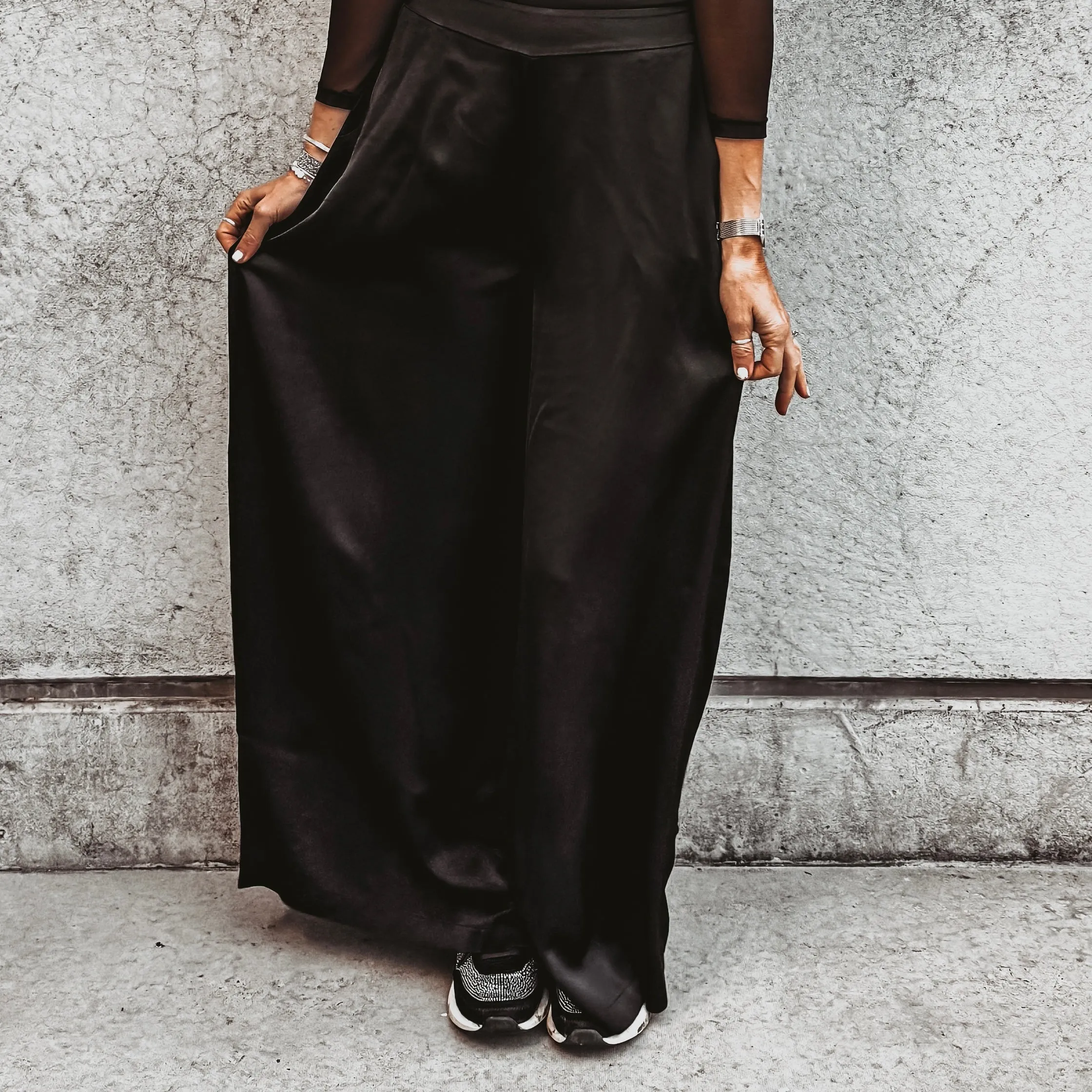 Black Radana palazzo pants
