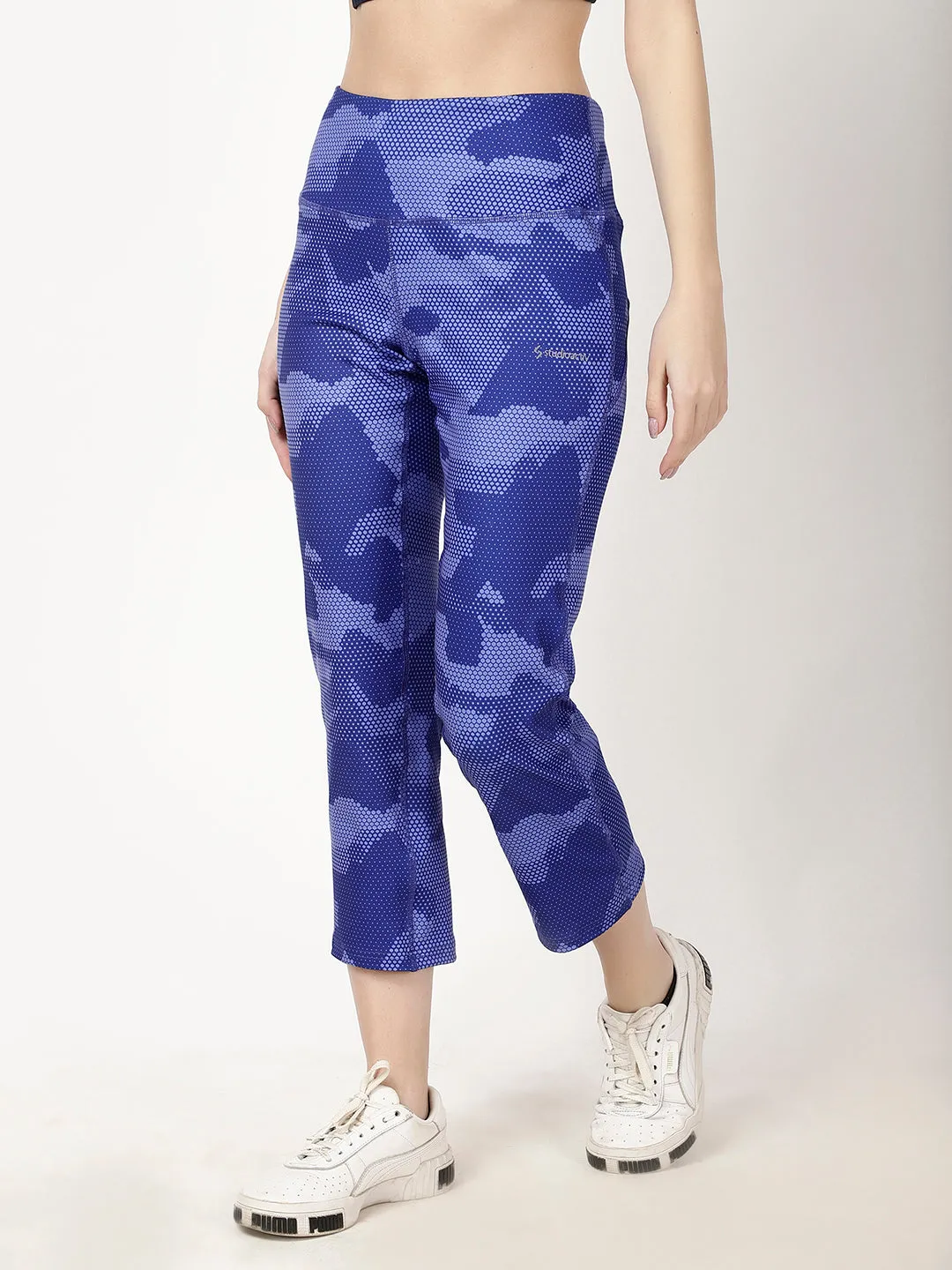 Blue Print Smart Pants
