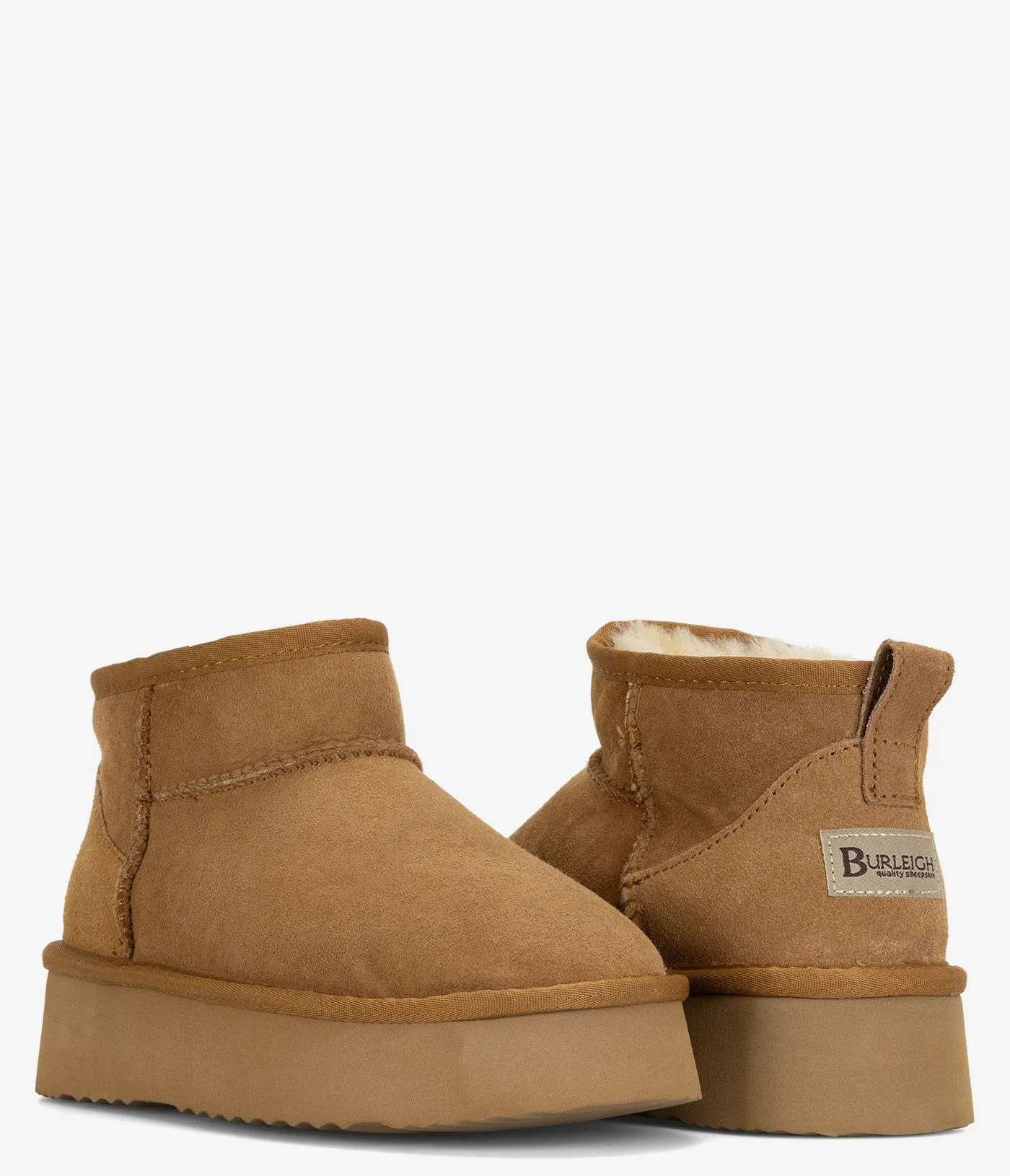 Burleigh Platform Shorty Twinface Sheepskin Boot - Women