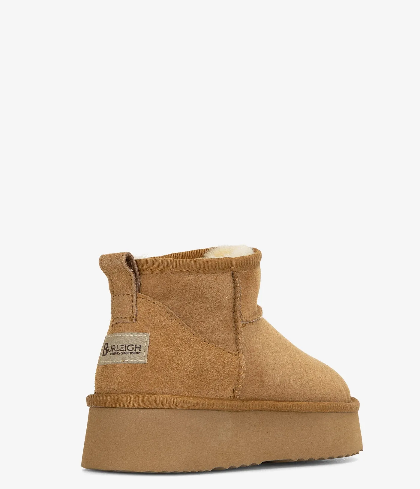 Burleigh Platform Shorty Twinface Sheepskin Boot - Women