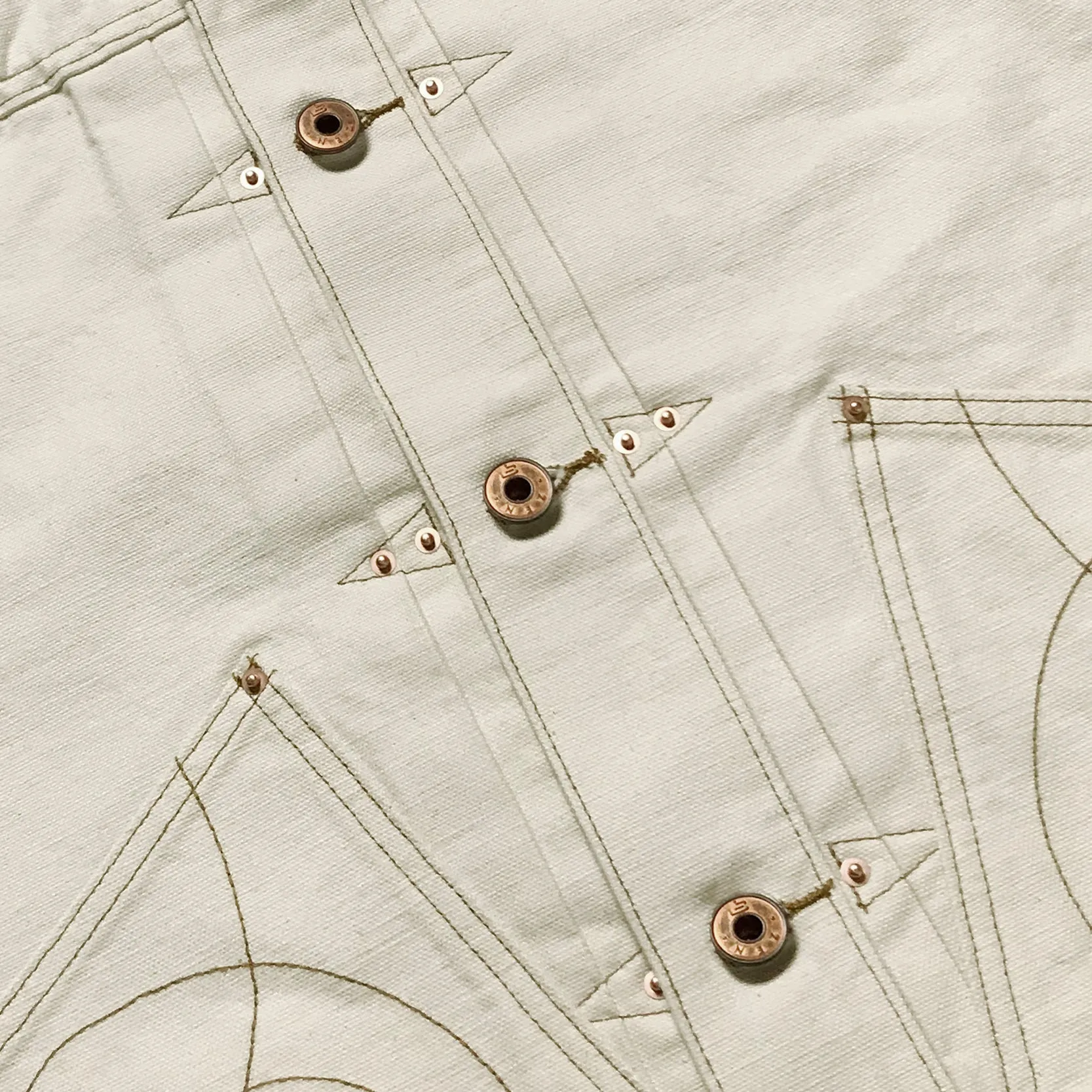 BZEN M.3127-THE CUT REGULAR FIT 2 POCKET BIKER'S VEST-12.5oz-E0 NATURAL