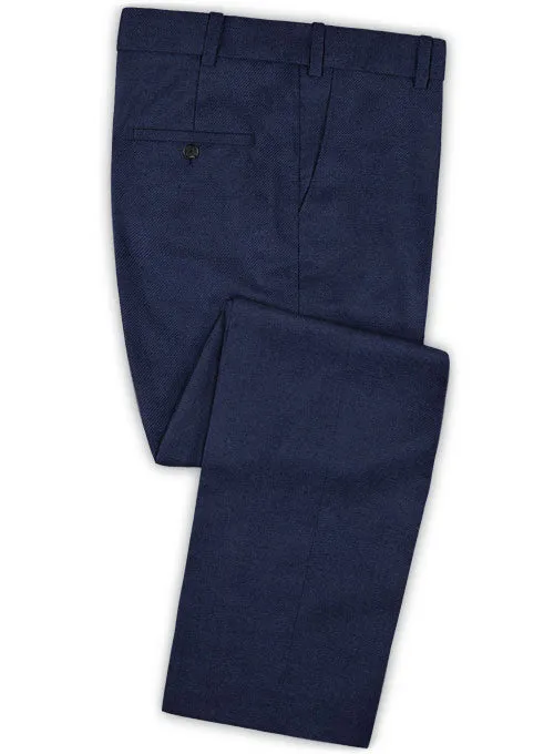 Caccioppoli Dapper Dandy Attoro Blue Wool Pants