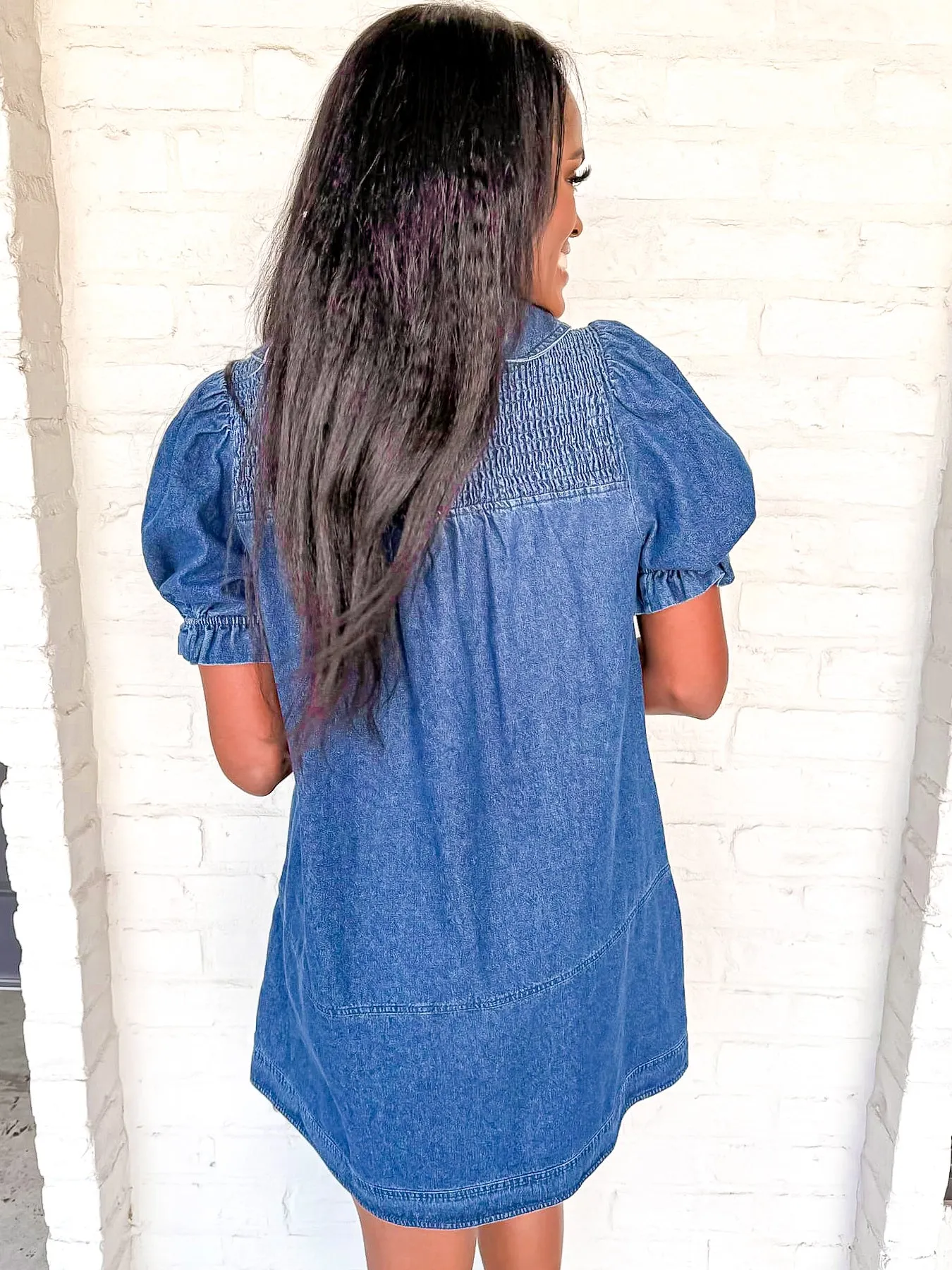 Casual Energy Dark Denim Dress