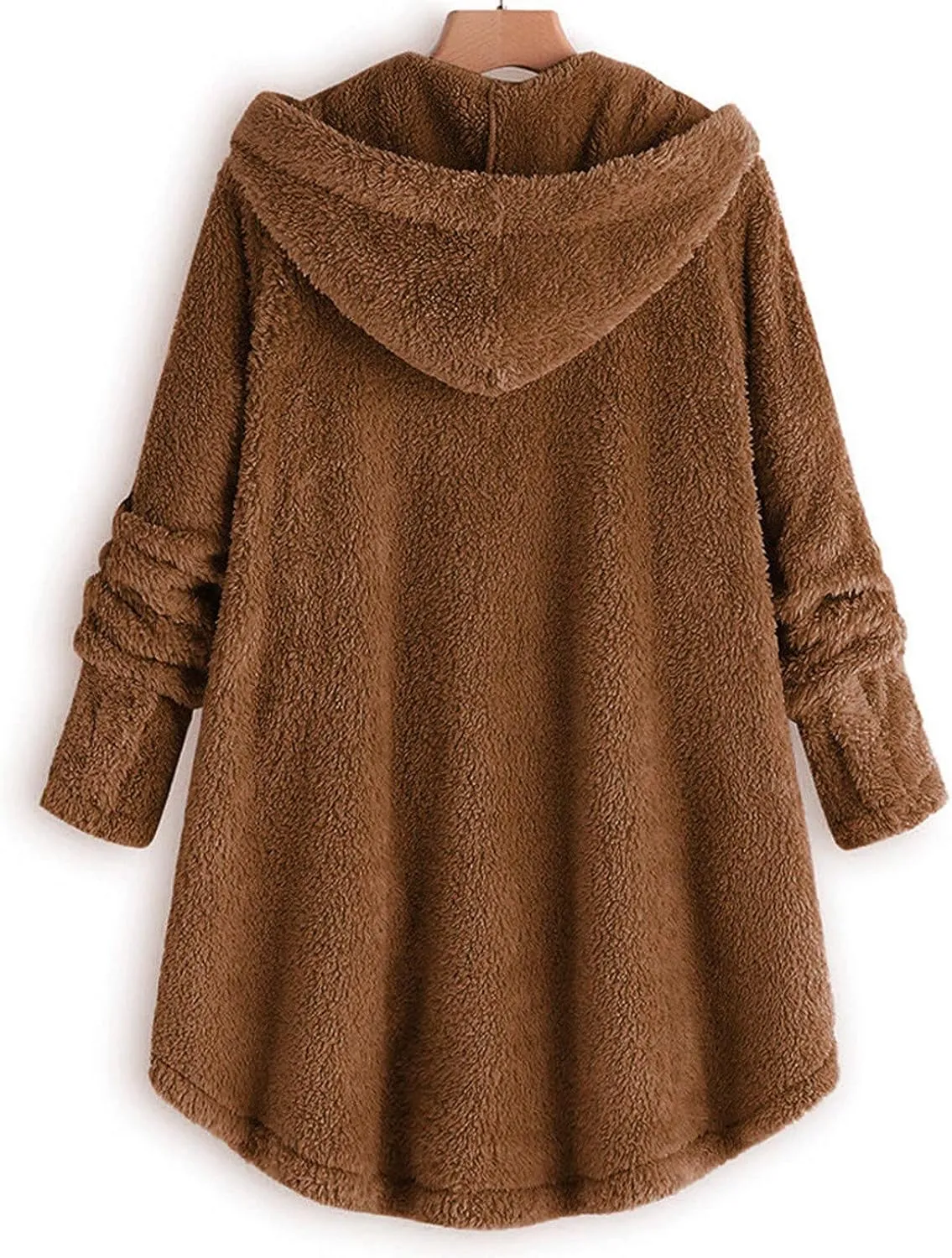 Ceboyel Womens Fleece Hoodie Sweatshirt 2023 Fuzzy Teddy Coat Shearling Warm Winter Jackets Pajamas Loungewear Clothing 2023