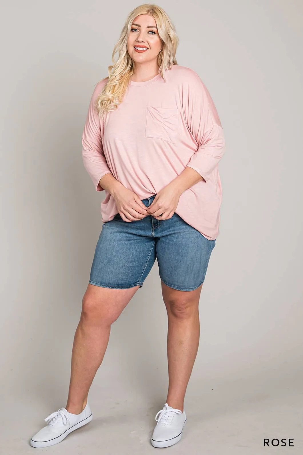 Comfort Tee in Rose