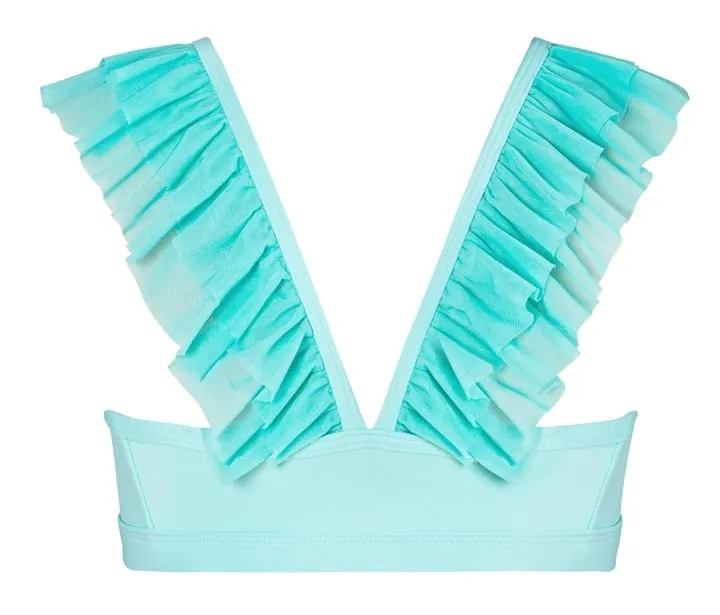 Energetiks Child Ruffle Mesh Bra Top ICC38M