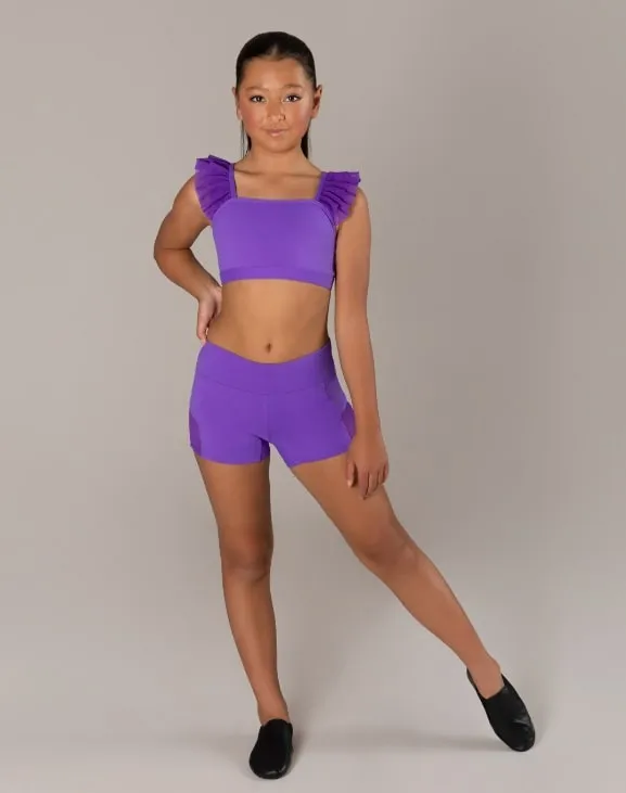 Energetiks Child Ruffle Mesh Bra Top ICC38M
