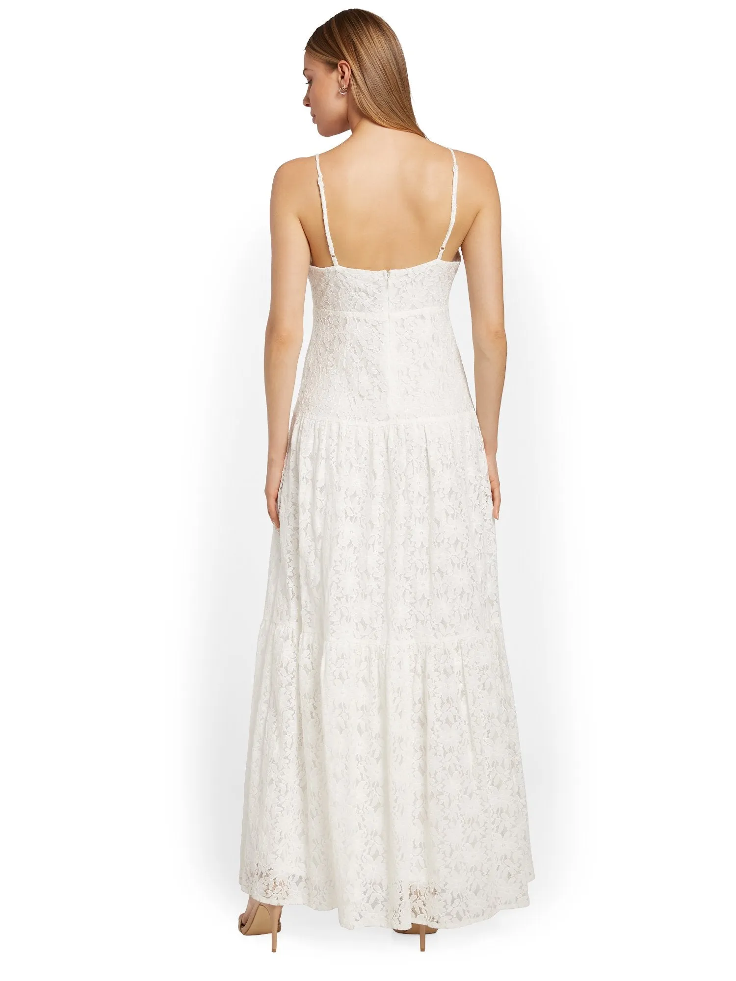 Flying Tomato Lace V-Neck Maxi Dress - Brands We Love