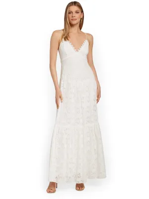Flying Tomato Lace V-Neck Maxi Dress - Brands We Love