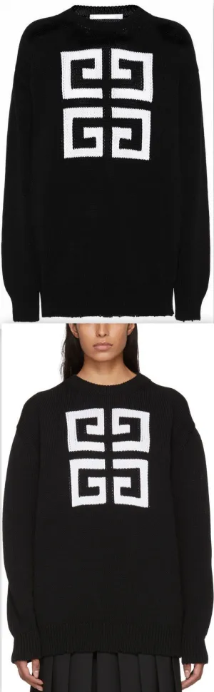 Intarsia Cotton Sweater