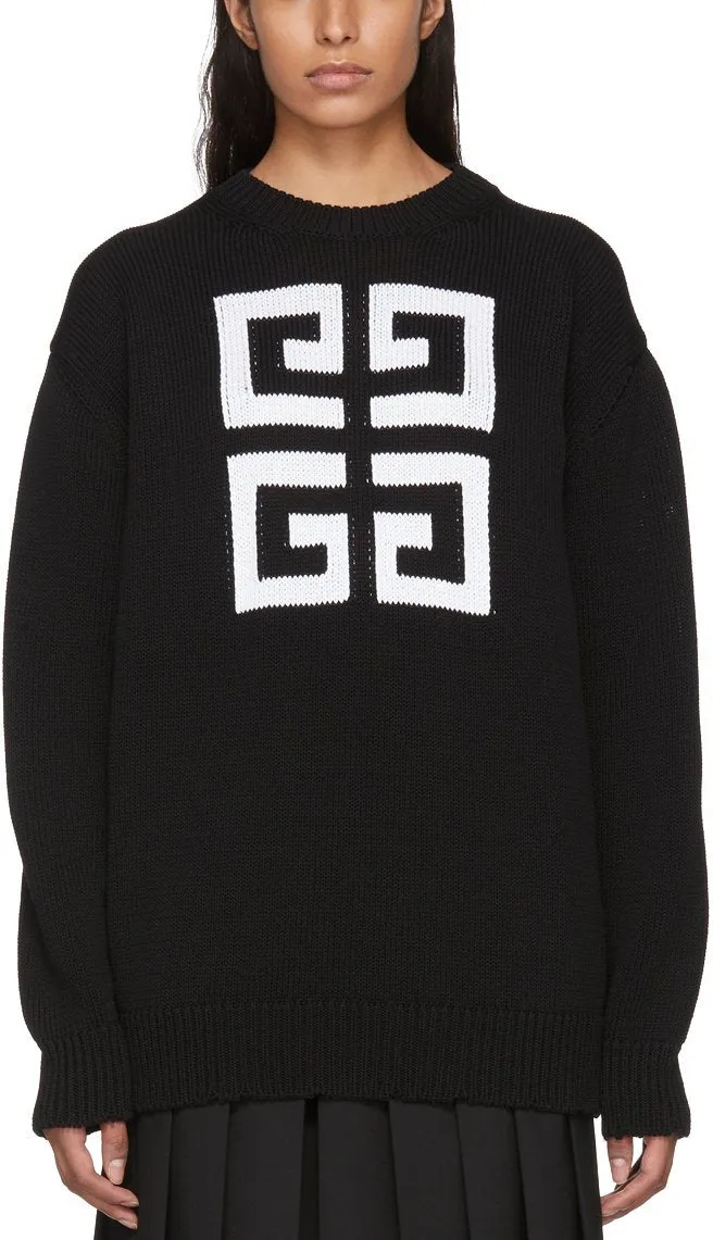 Intarsia Cotton Sweater