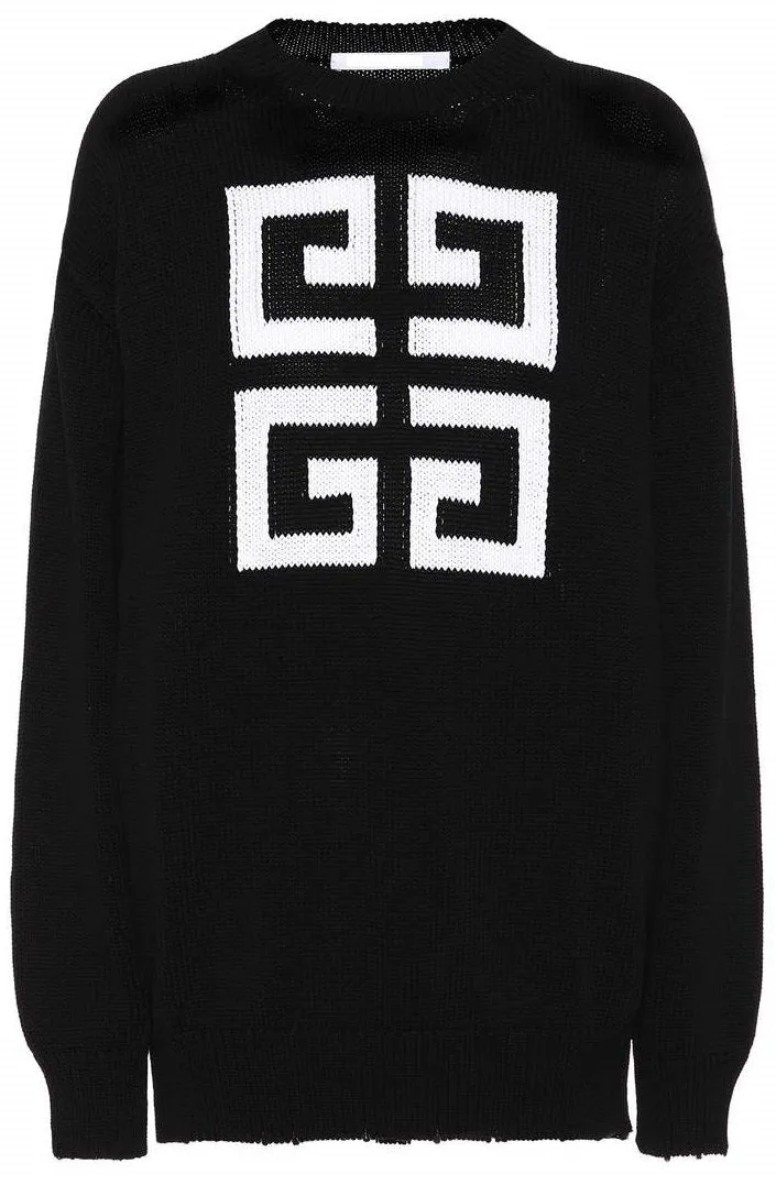 Intarsia Cotton Sweater