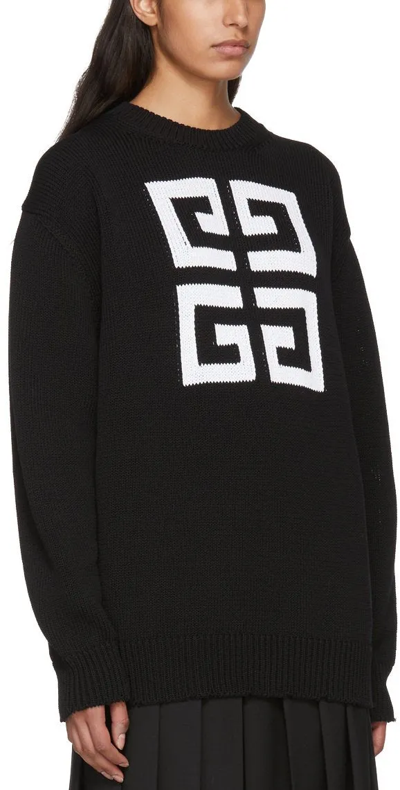 Intarsia Cotton Sweater