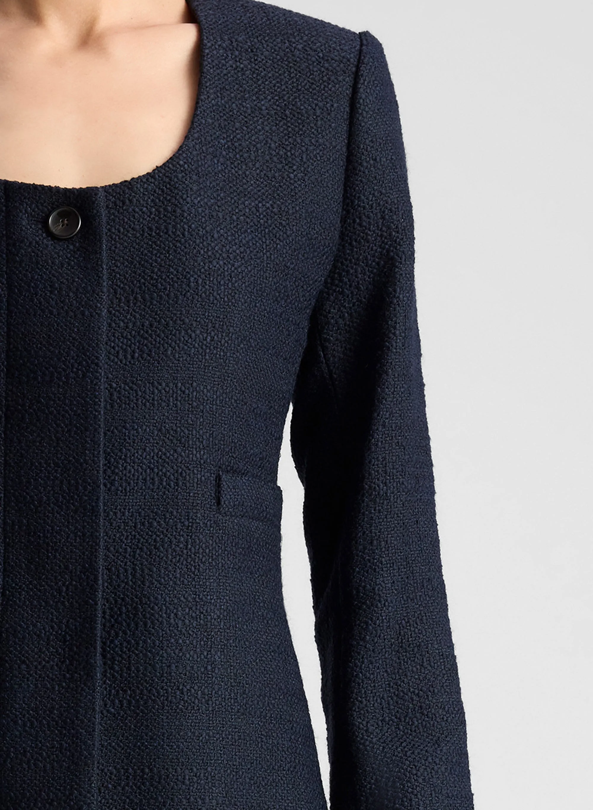 Irene Cotton Boucle Jacket