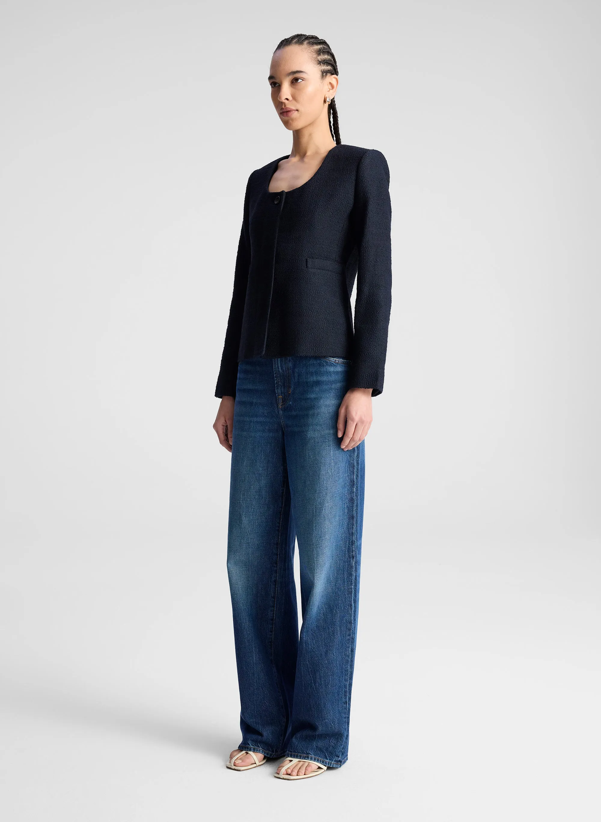 Irene Cotton Boucle Jacket