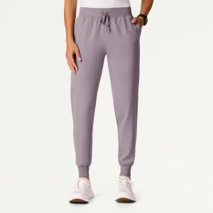 Jaanuu Women's Silex Slim Knit-Waist Scrub Jogger - Chrome