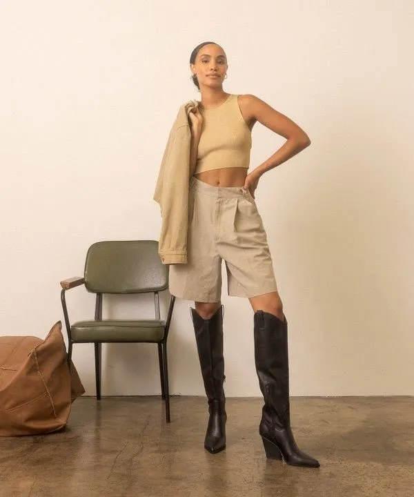 Knee High Heeled Boots