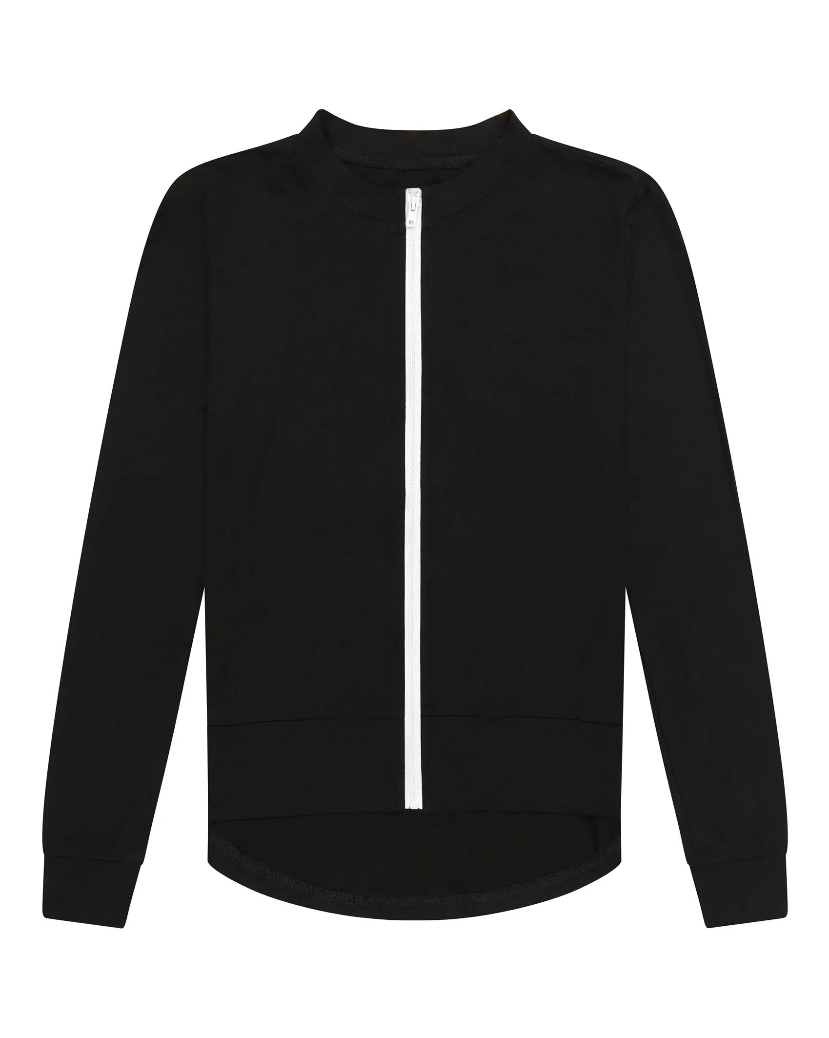Long Back Zip tee