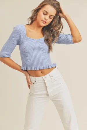Lush Clothing Rib Knit Top