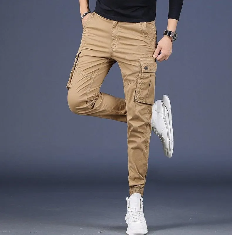 Men's Pure Cotton Tactical Cargo Pants
