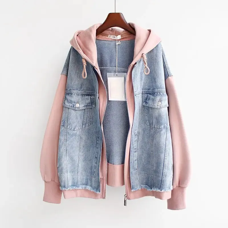 MIRA™ | Dual-Tone Denim Jacket