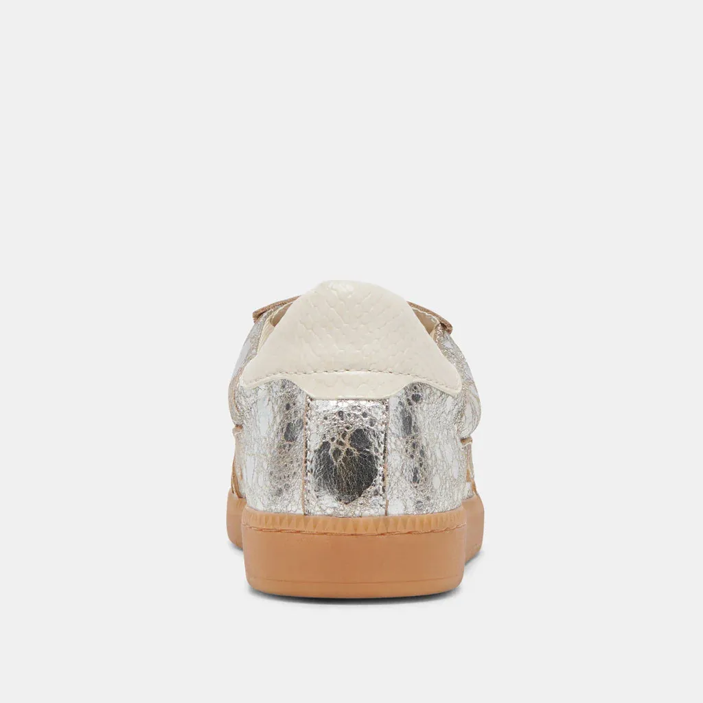 Notice Silver Distressed Leather