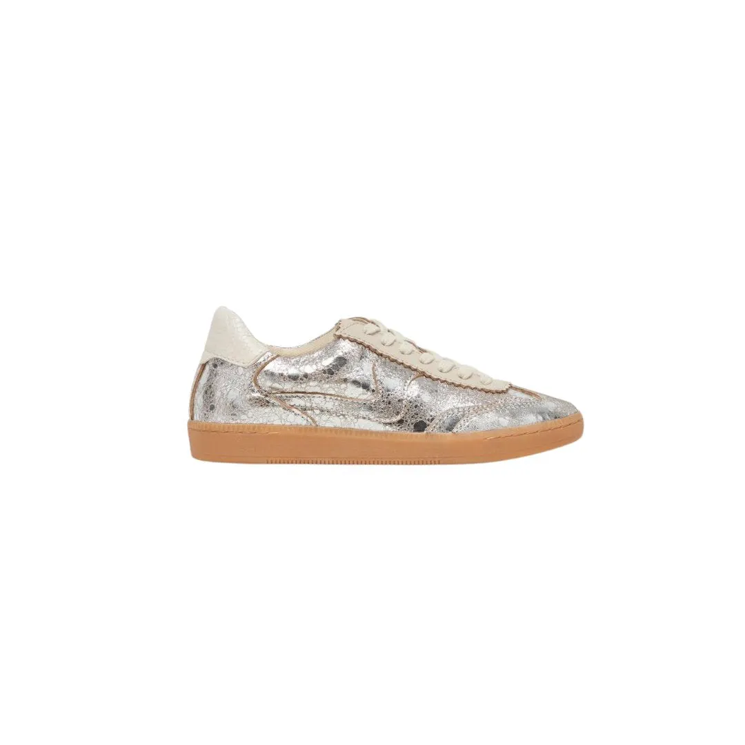 Notice Silver Distressed Leather