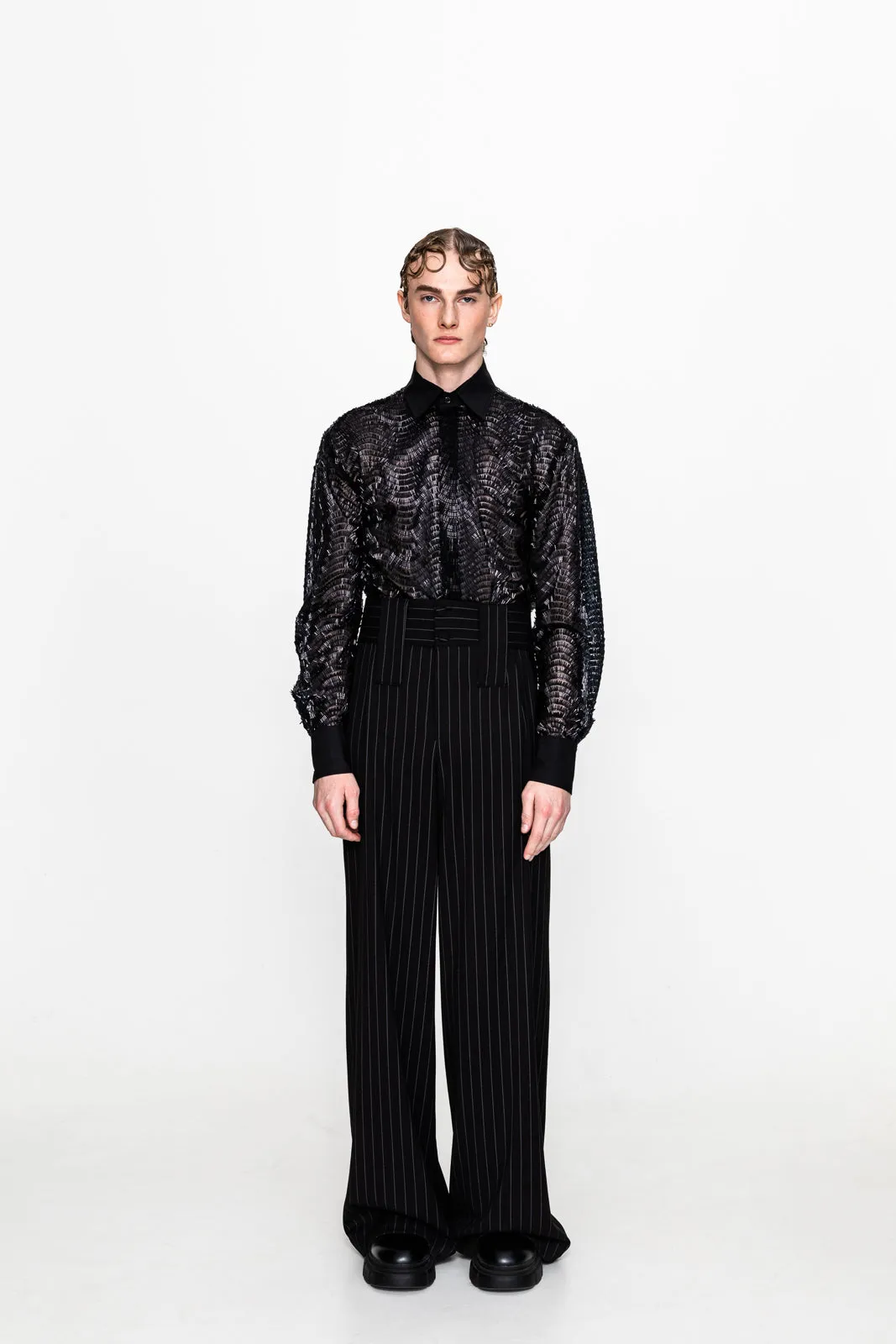 Ottavio Pants Striped Black