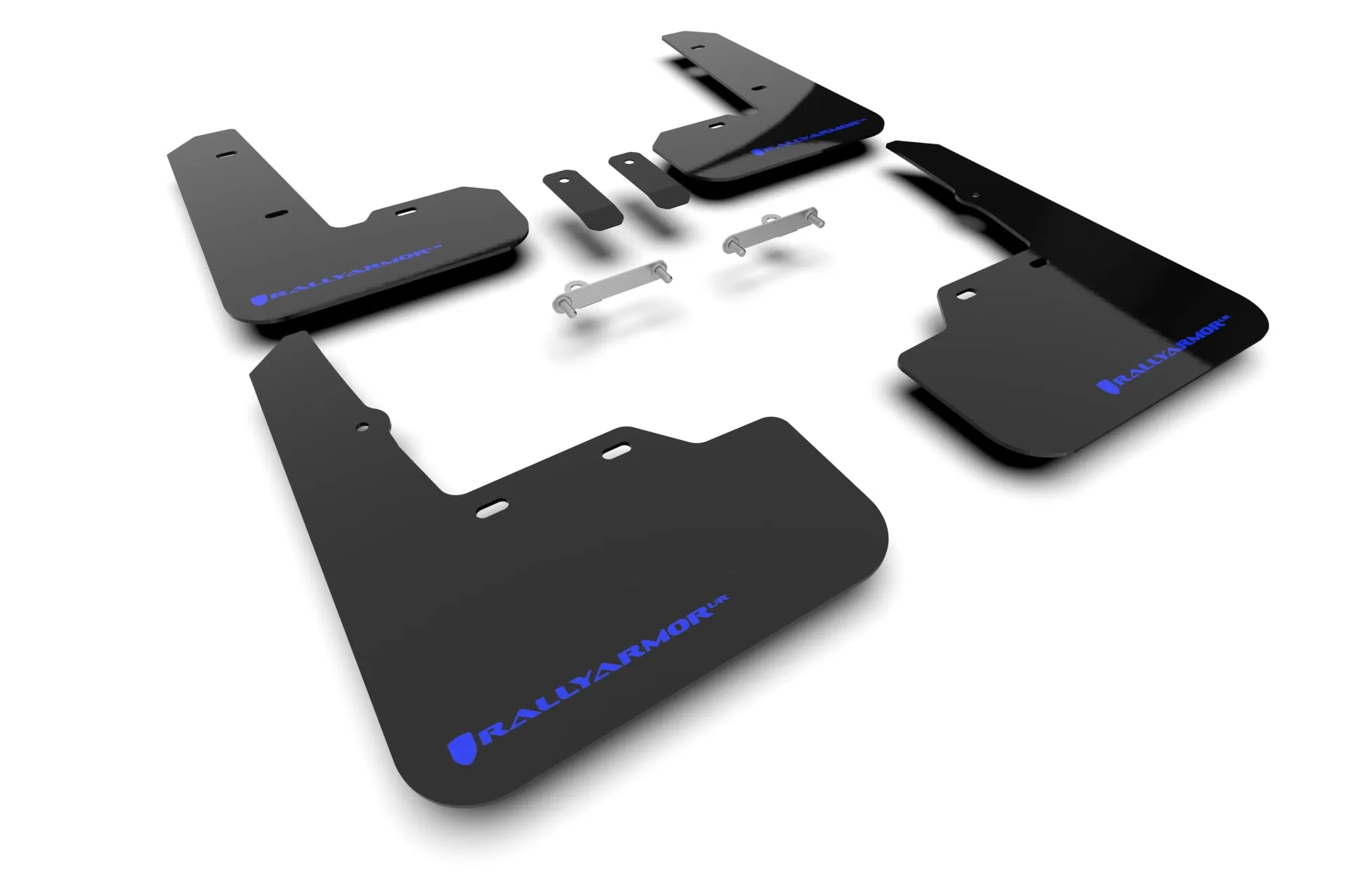 Rally Armor Black UR Mud Flap Blue Logo - Subaru WRX 22 