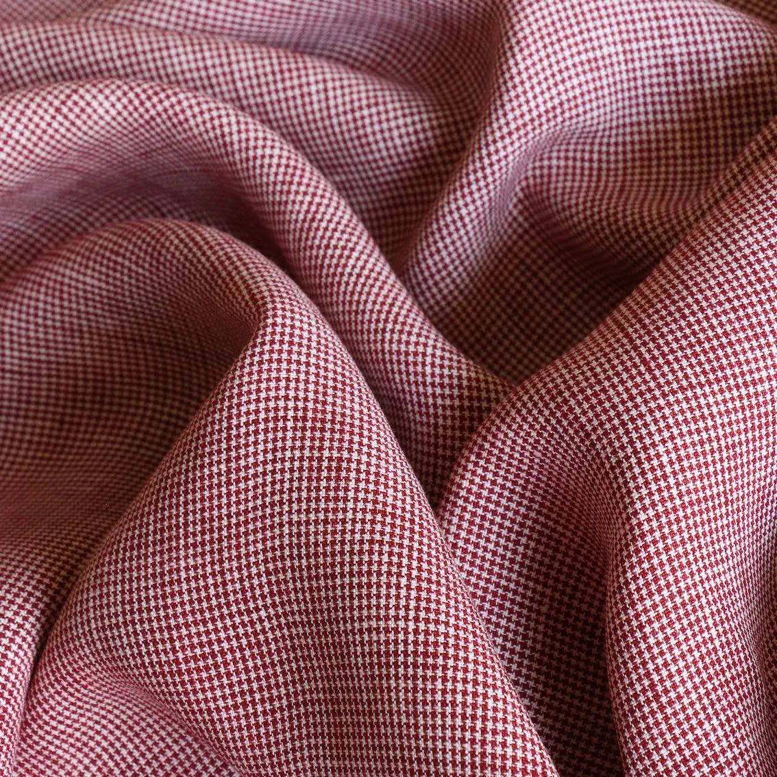 Remnant of Sofia Houndstooth Linen