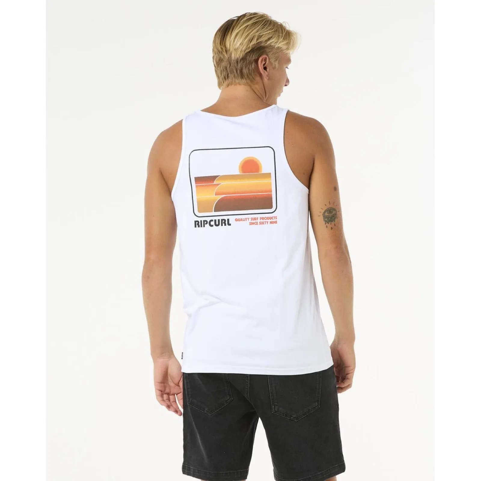 Rip Curl Mens Surf Revival Peaking Tank Vest