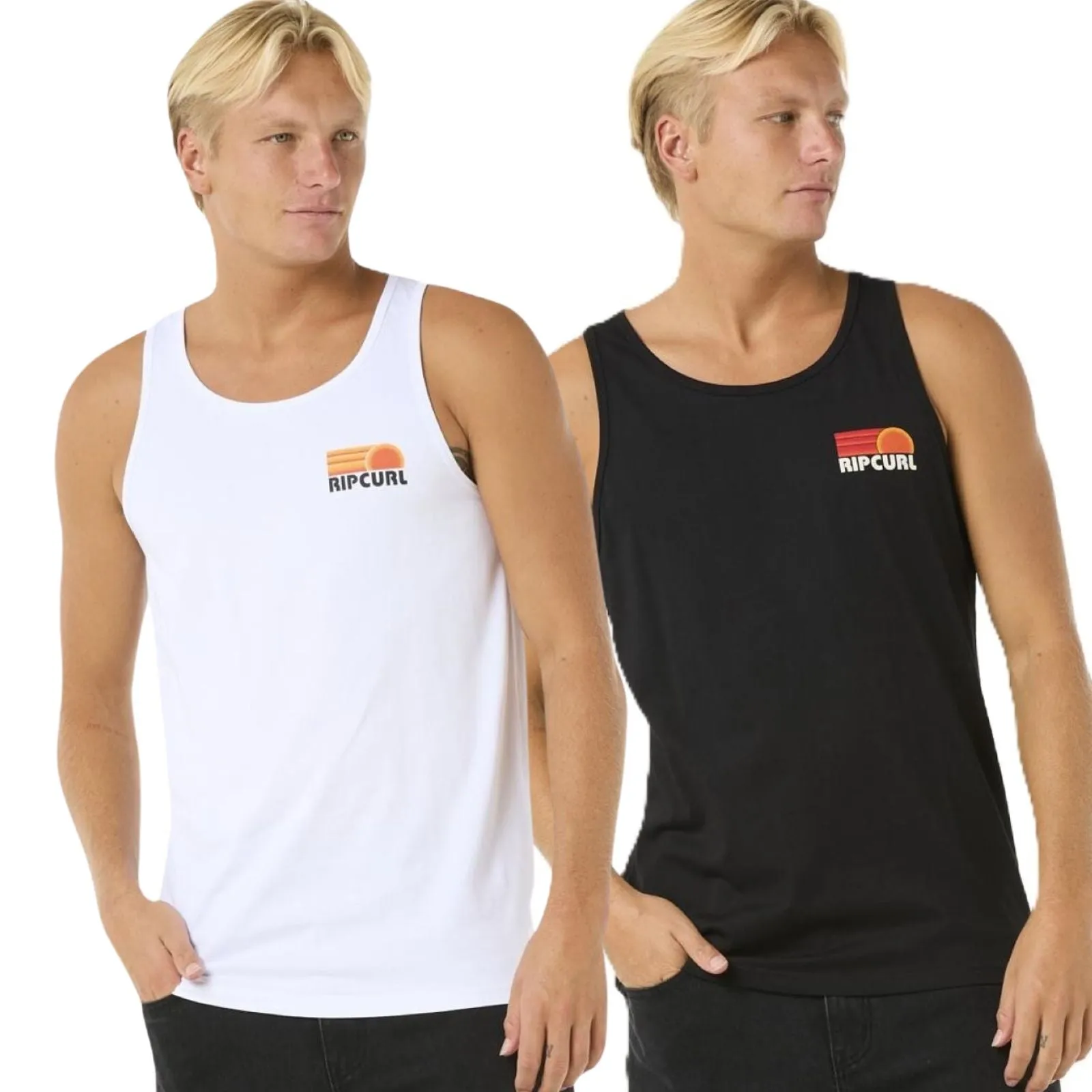 Rip Curl Mens Surf Revival Peaking Tank Vest