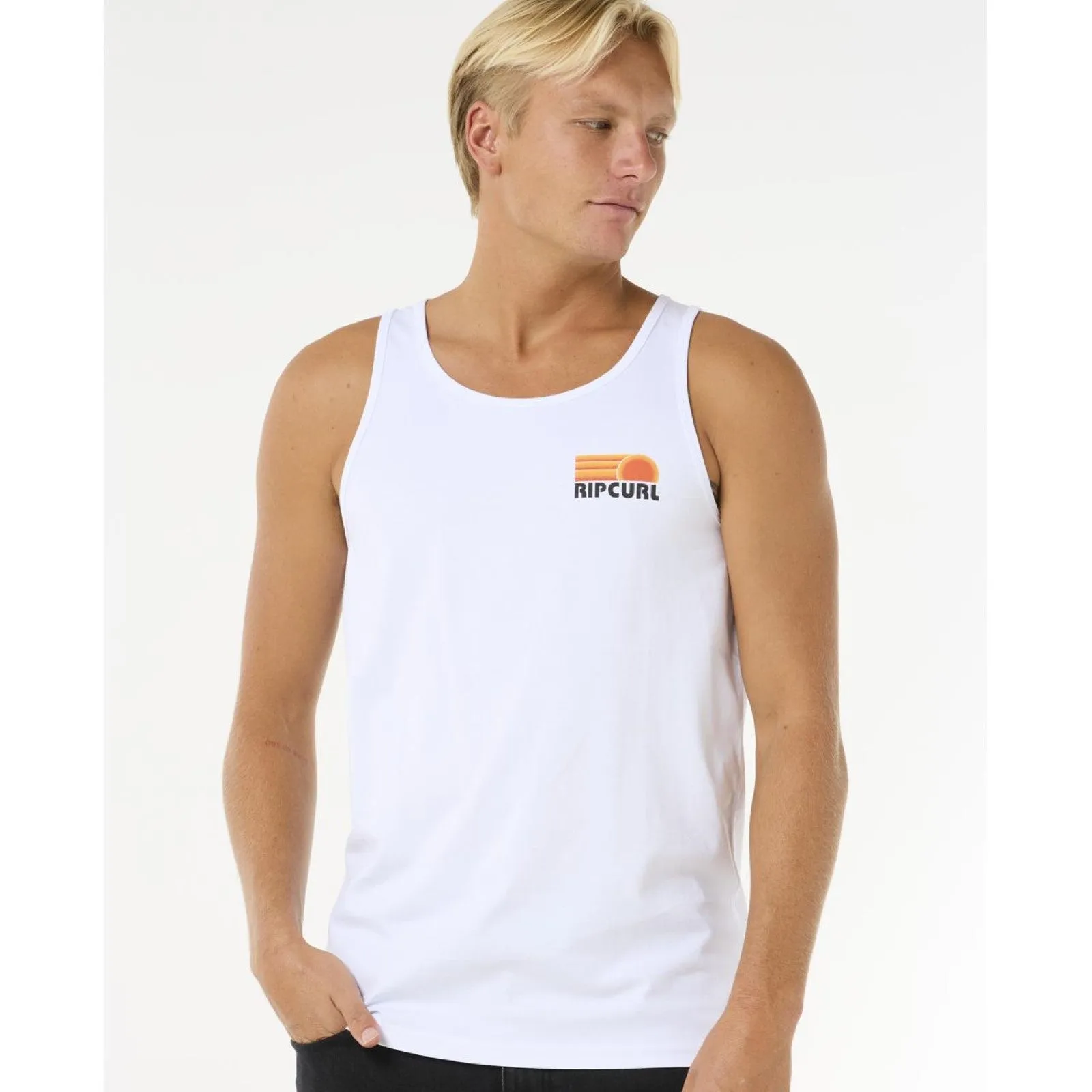 Rip Curl Mens Surf Revival Peaking Tank Vest