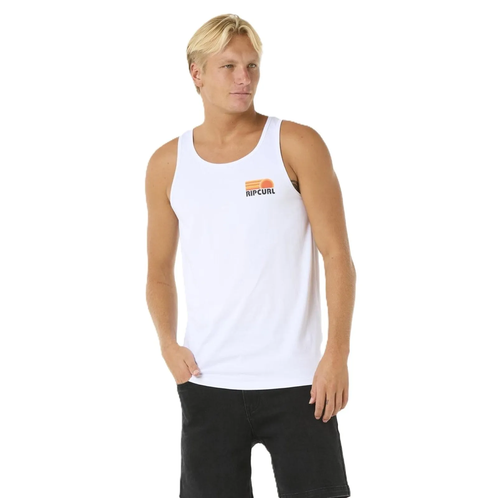 Rip Curl Mens Surf Revival Peaking Tank Vest